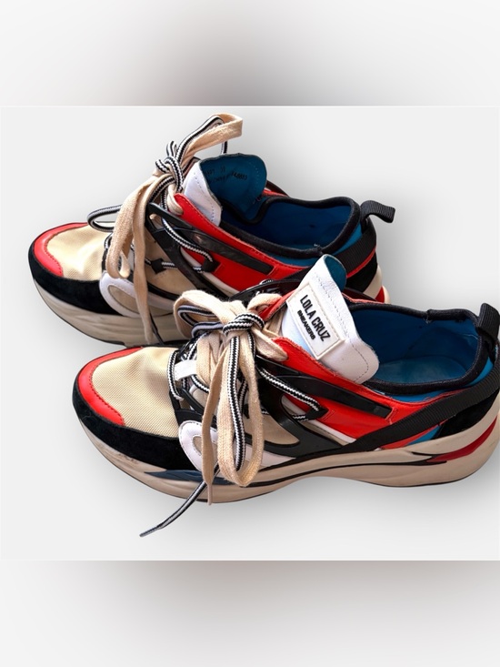 Lola Cruz Shoes - Lola Cruz Anthropologie Colorblock Chunky Platform Sneakers EU 39 US 8.5